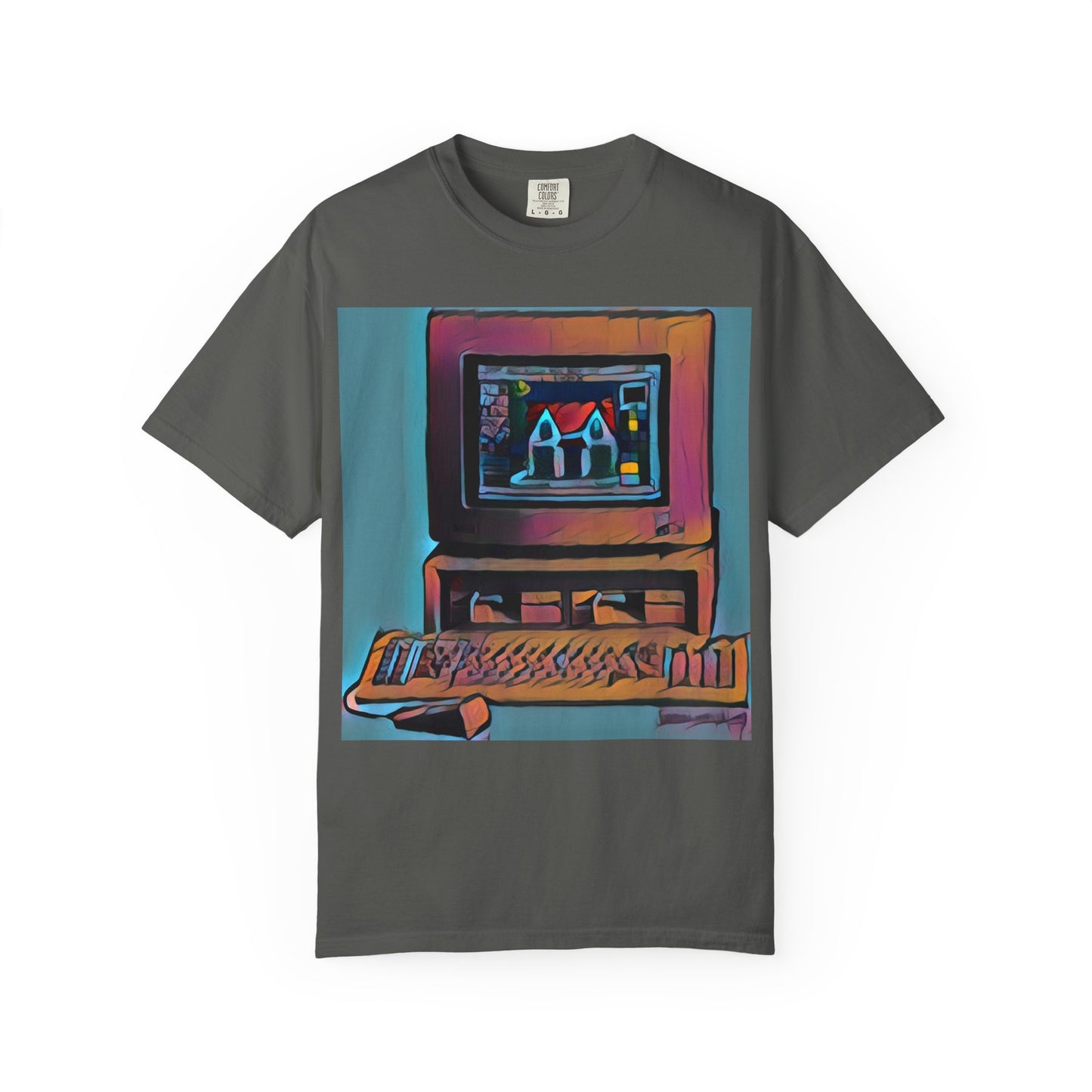 Classic business machine inspired T-Shirt  | Color Print Art | Ideal for tech enthusiasts and collectors