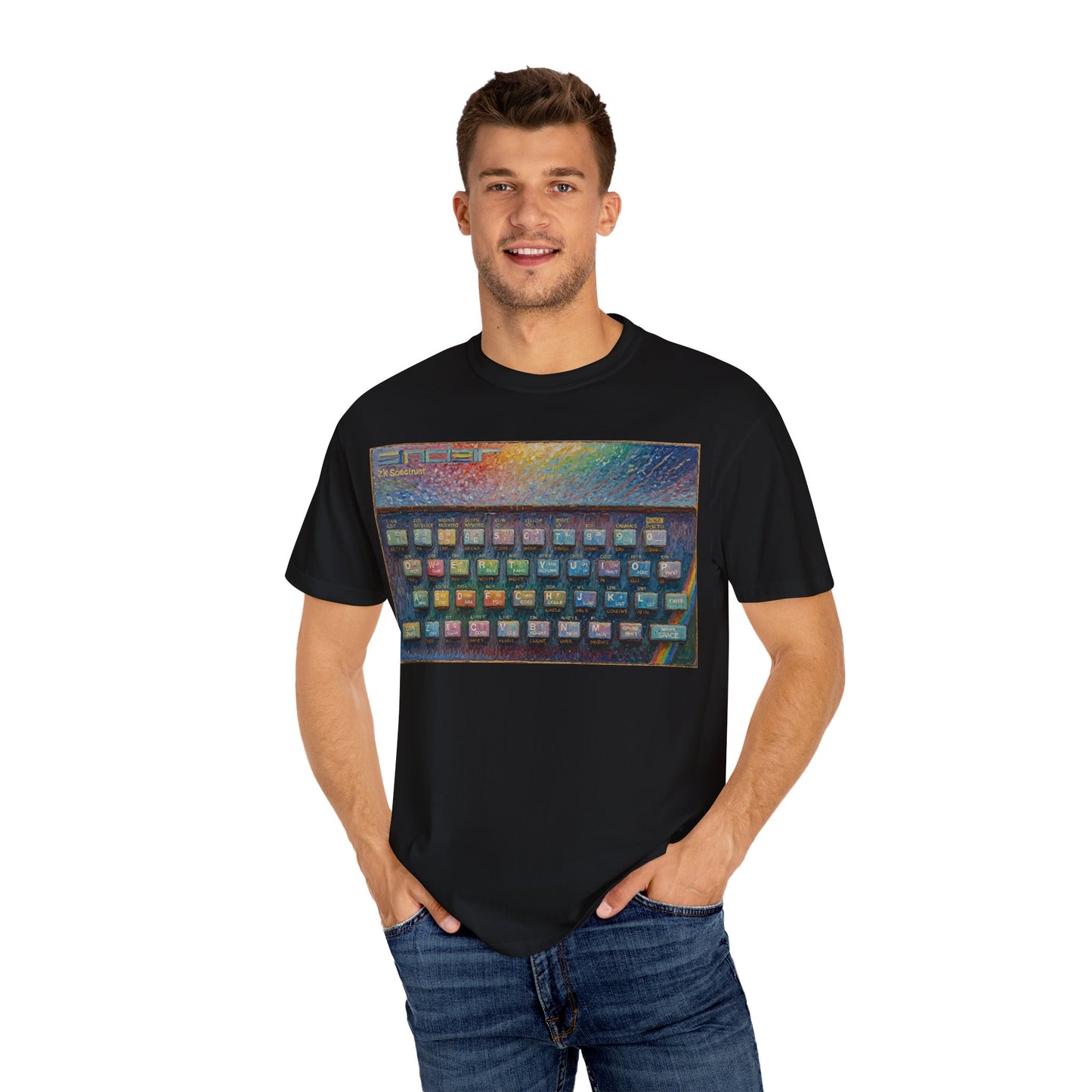 Sinclair Spectrum T-Shirt - Oil Paint Art Color