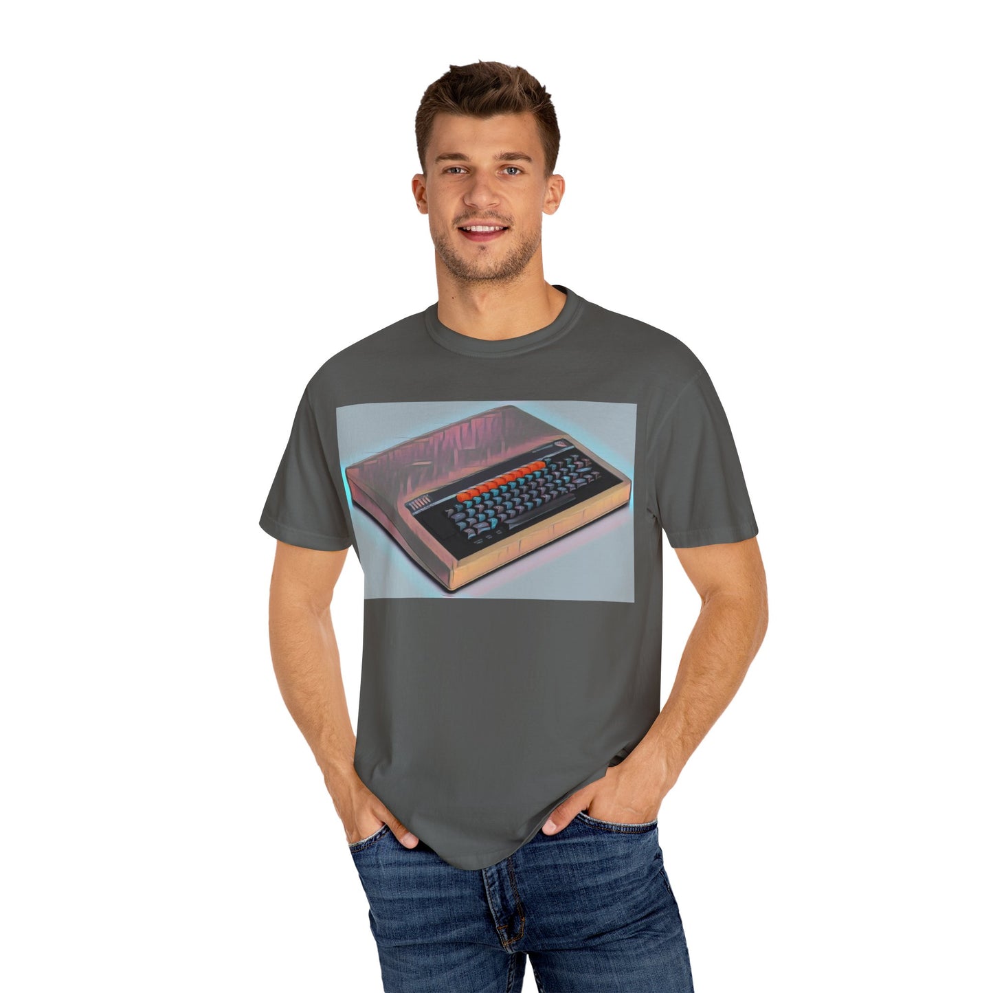 Classic Micro Computer T-Shirt - Modern Art Color