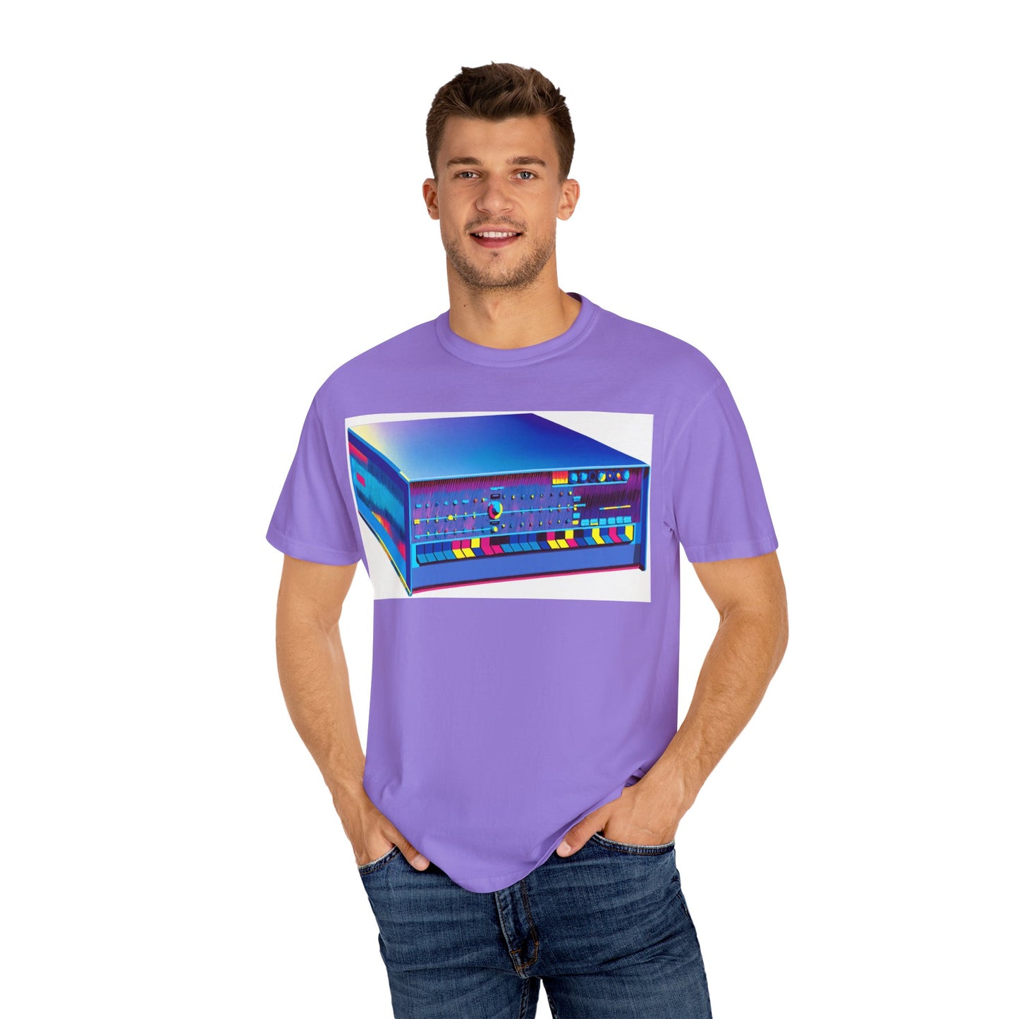 IMSAI 8080 Computer T-Shirt - Modern Art Multi-Color