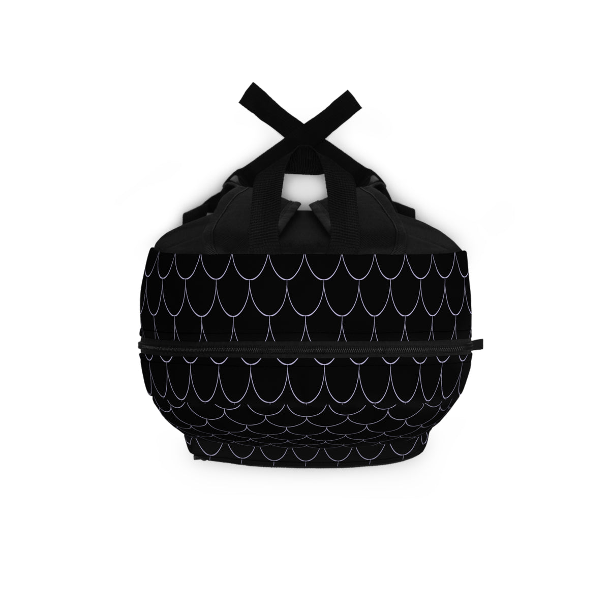 Semi Parabola Pattern Backpack - plain violet