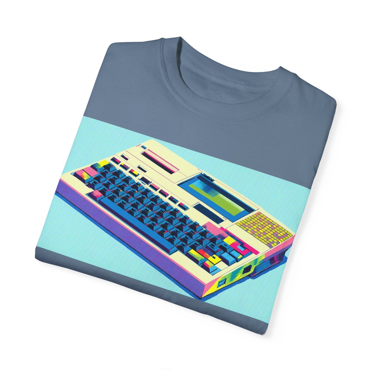 Classic Laptop Computer T-Shirt - Print Art Multi-Color