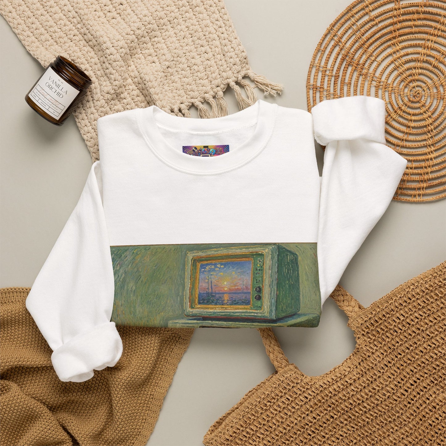 Classic PC Themed Crewneck Sweatshirt - 5150 Vintage PC Graphic