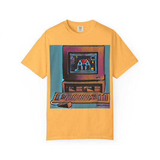 Classic business machine inspired T-Shirt  | Color Print Art | Ideal for tech enthusiasts and collectors