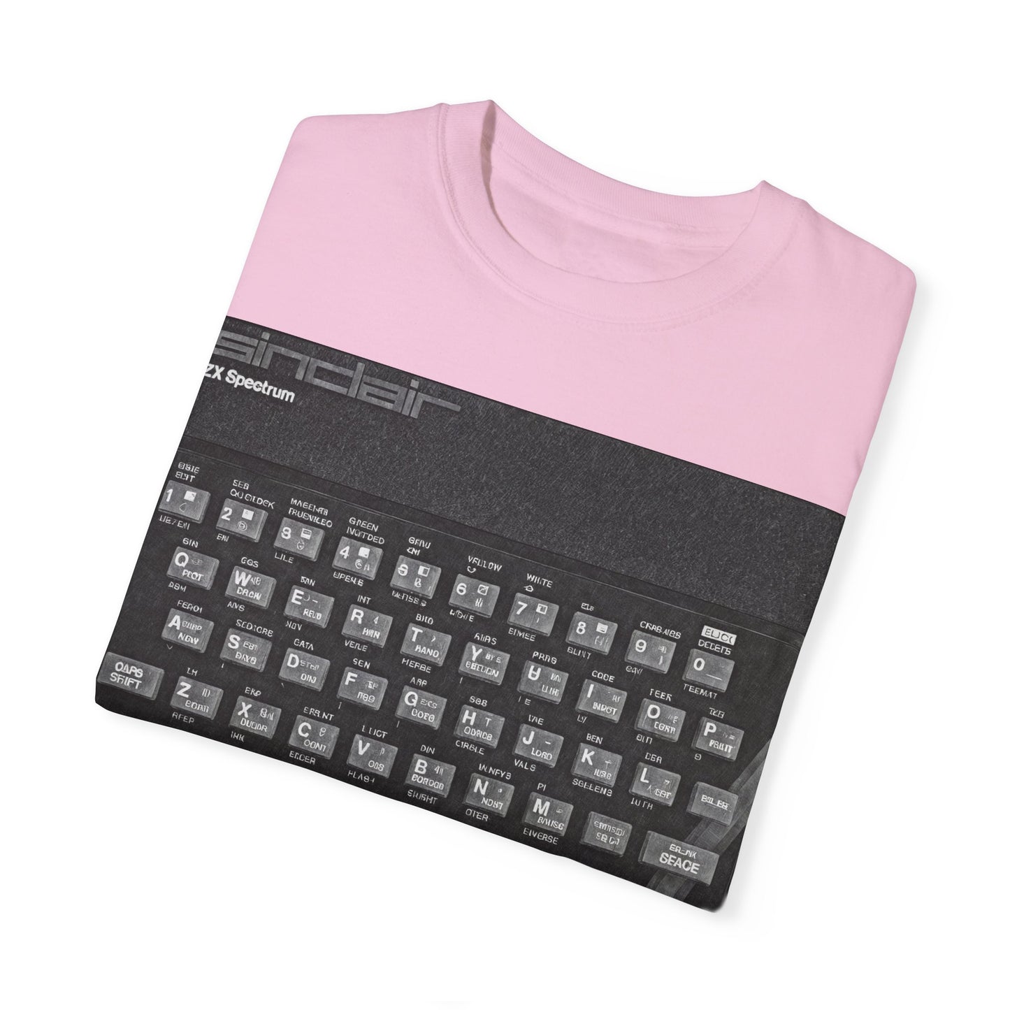 Sinclair Spectrum T-Shirt - Print Art Monochrome