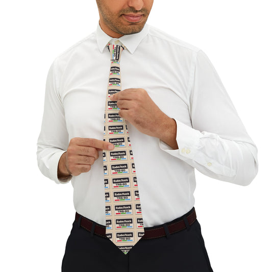 TRS-80 Cassic Computer Necktie | Vintage Style Accessory for Men, Gamer Gift, Formal Wear, Office Attire, Party Tie, Easter Celebration