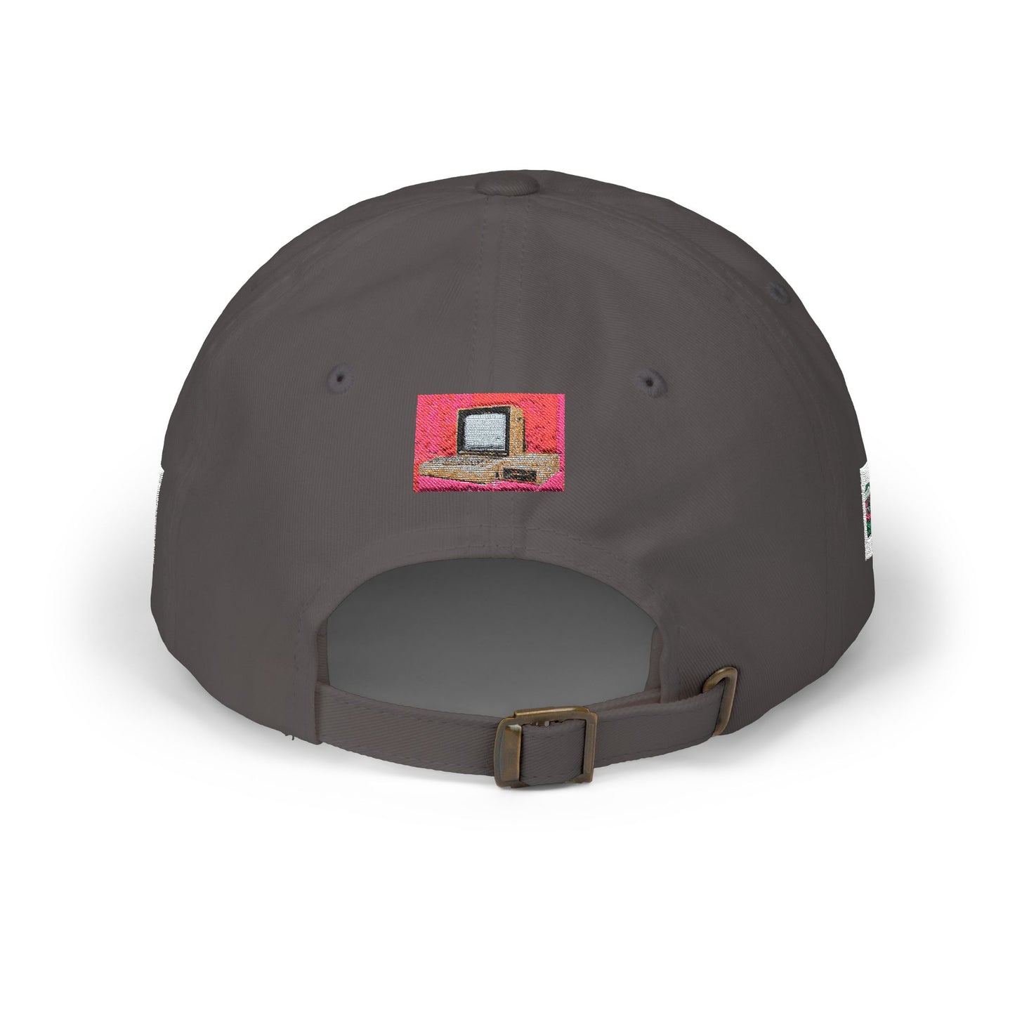 Game Controller Themed Computer Cap with Retro Red Winged Snake Logo - Vintage Athletic Baseball Hat