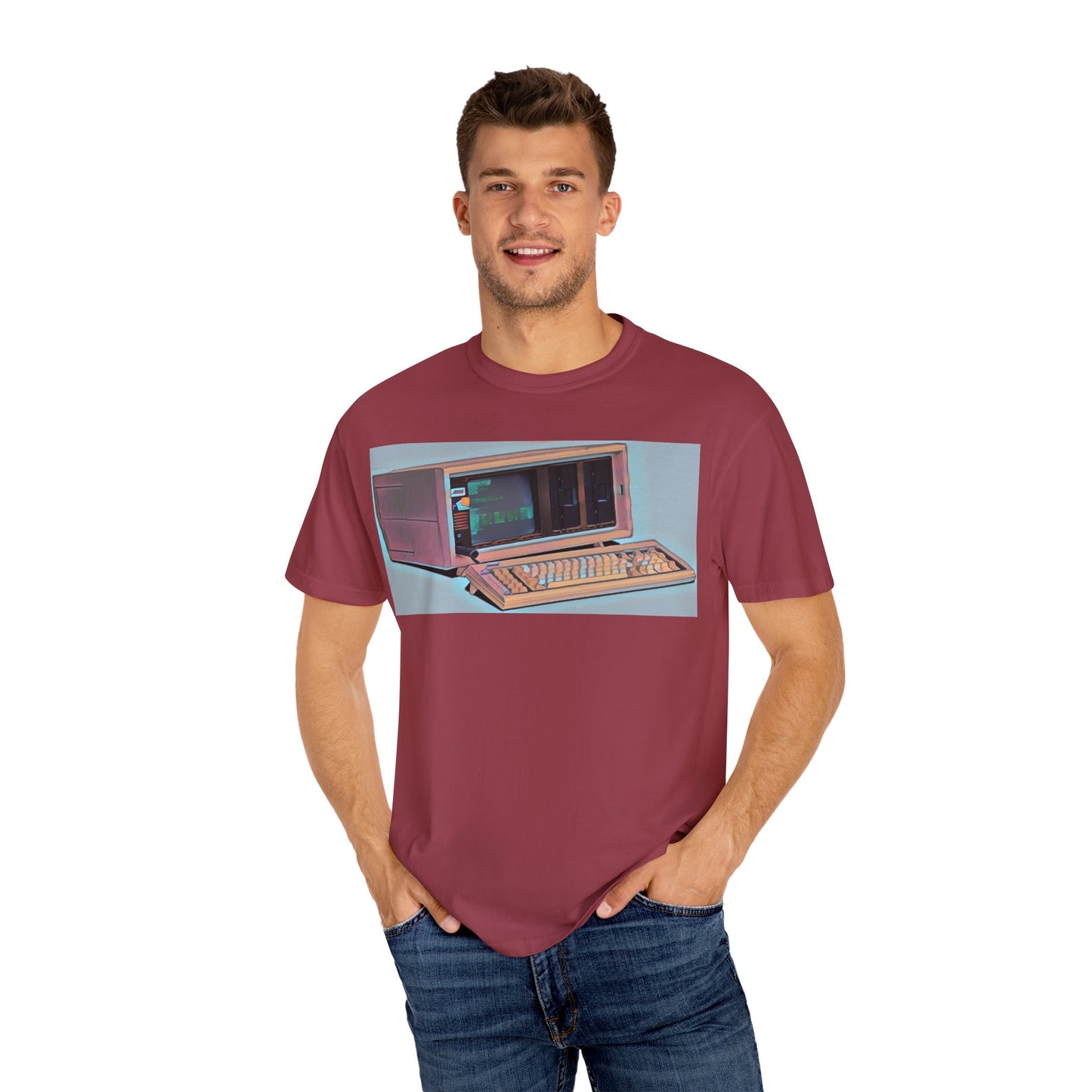 Classic Luggable PC T-Shirt - Modern Art Color