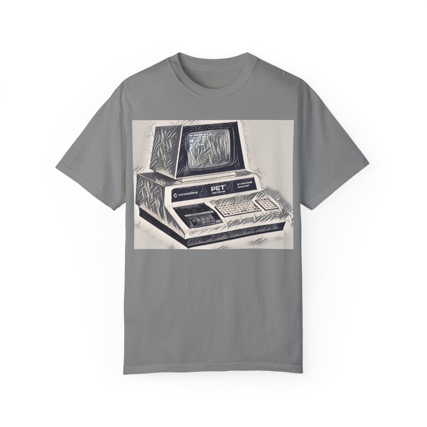 PET Computer T-Shirt - Ink Art Monochrome