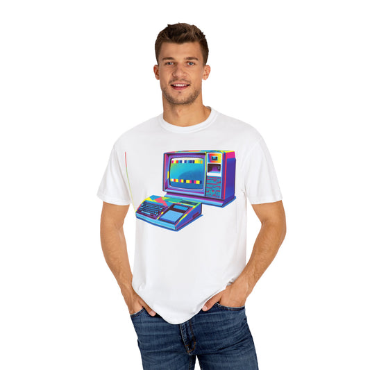 TI 99/4A Home Computer T-Shirt  | Multi Color Modern Art | Ideal for tech enthusiasts and collectors