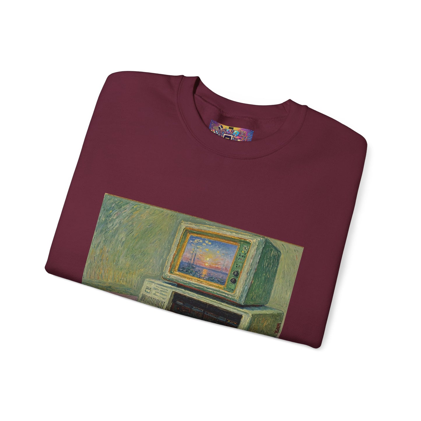 Classic PC Themed Crewneck Sweatshirt - 5150 Vintage PC Graphic