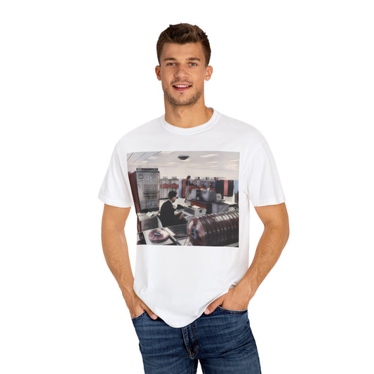 Classic Mainframe Computer T-Shirt - Ink Art Color