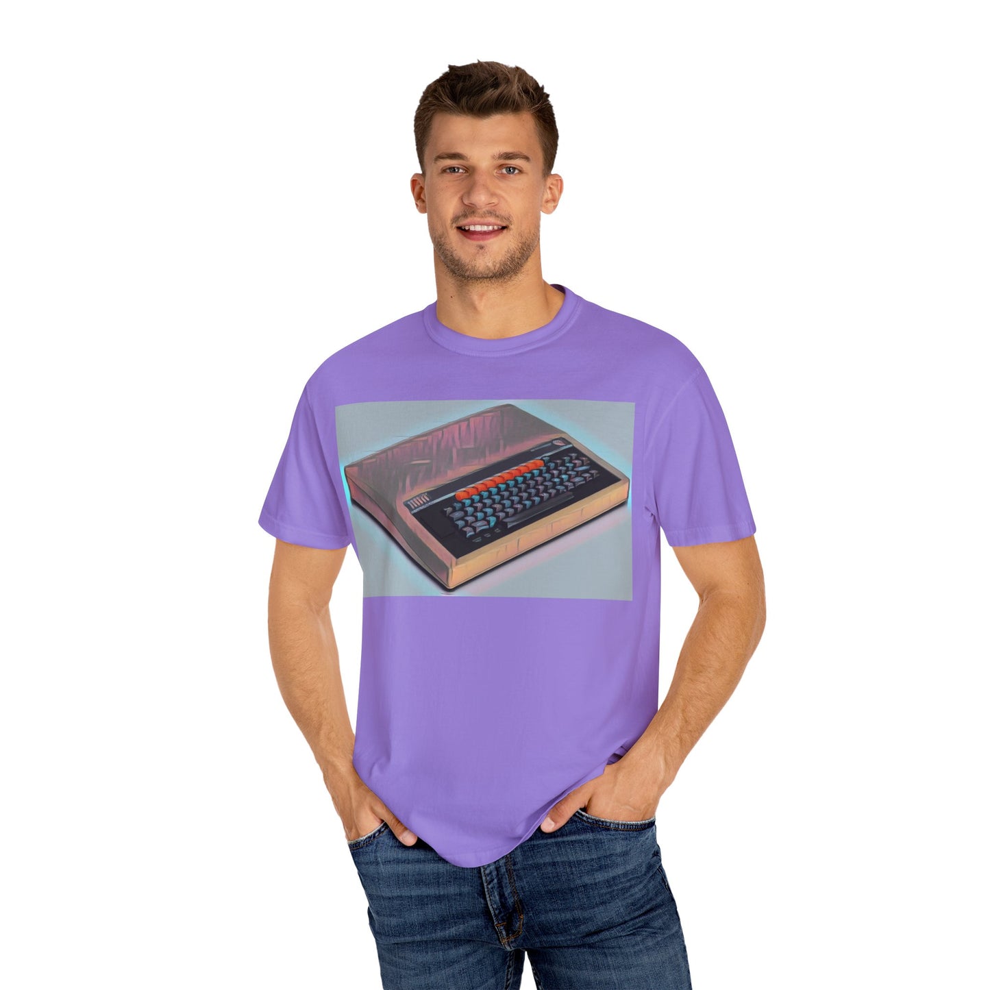 Classic Micro Computer T-Shirt - Modern Art Color
