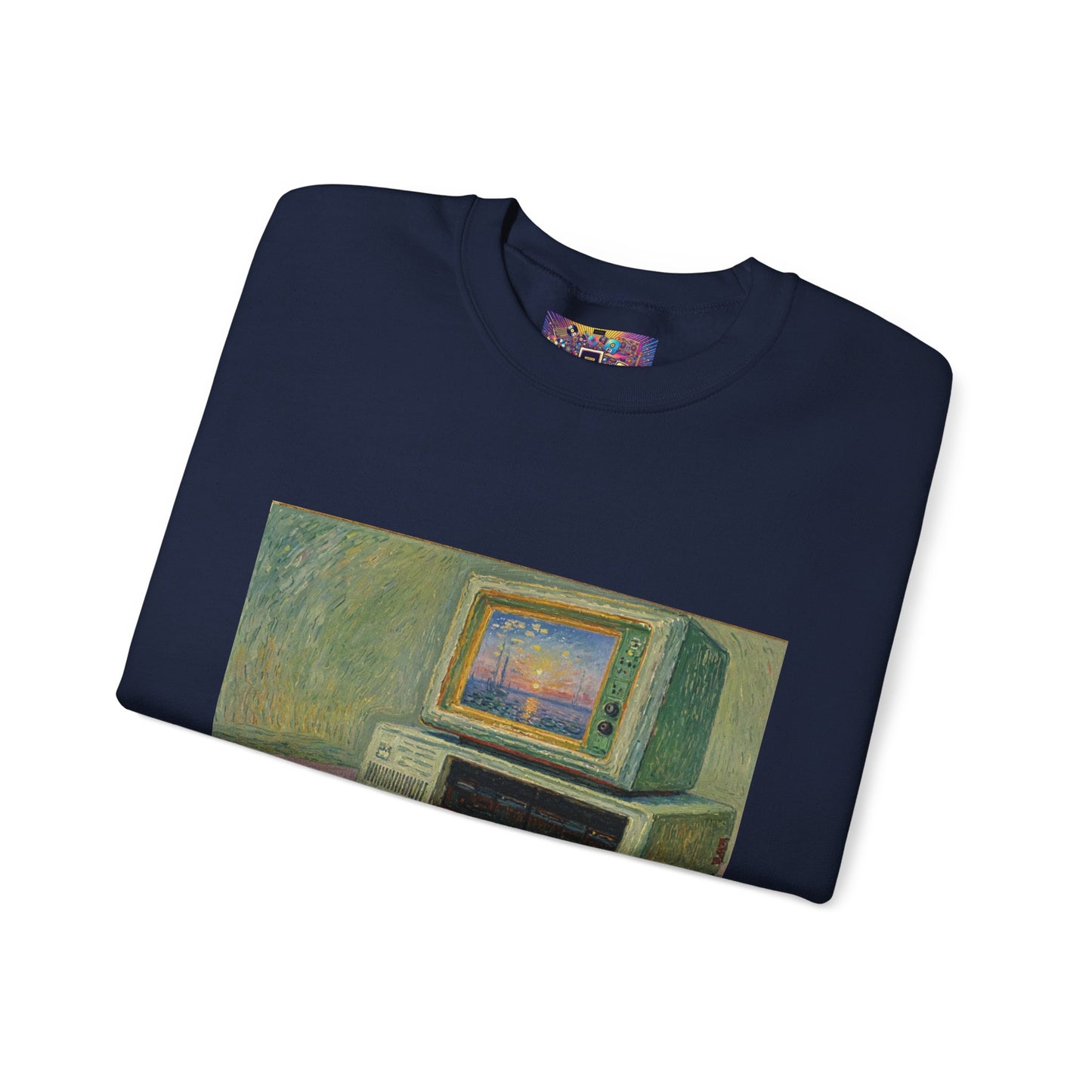 Classic PC Themed Crewneck Sweatshirt - 5150 Vintage PC Graphic