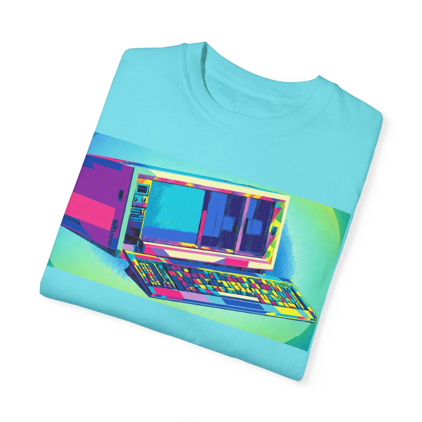 Classic Luggable PC T-Shirt - Print Art Multi-Color