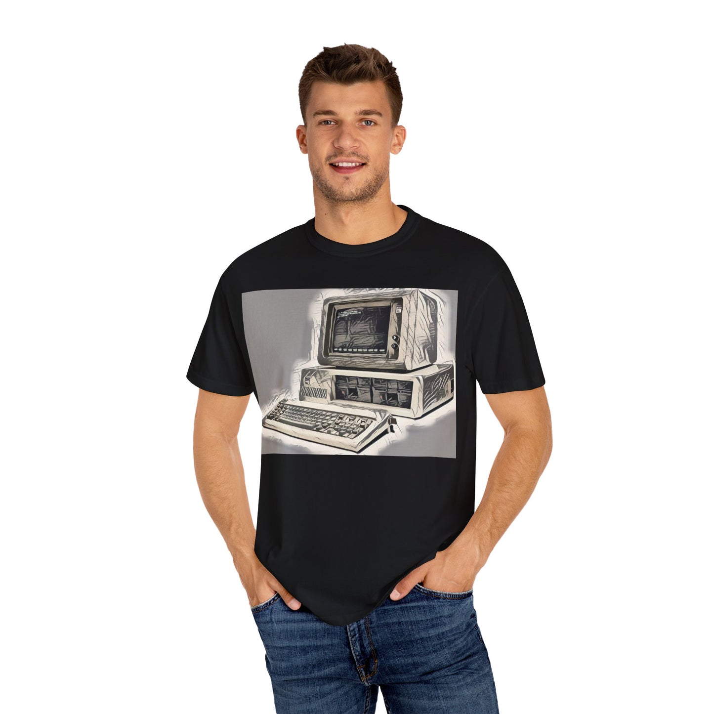 Classic PC T-Shirt - Ink Art Monochrome