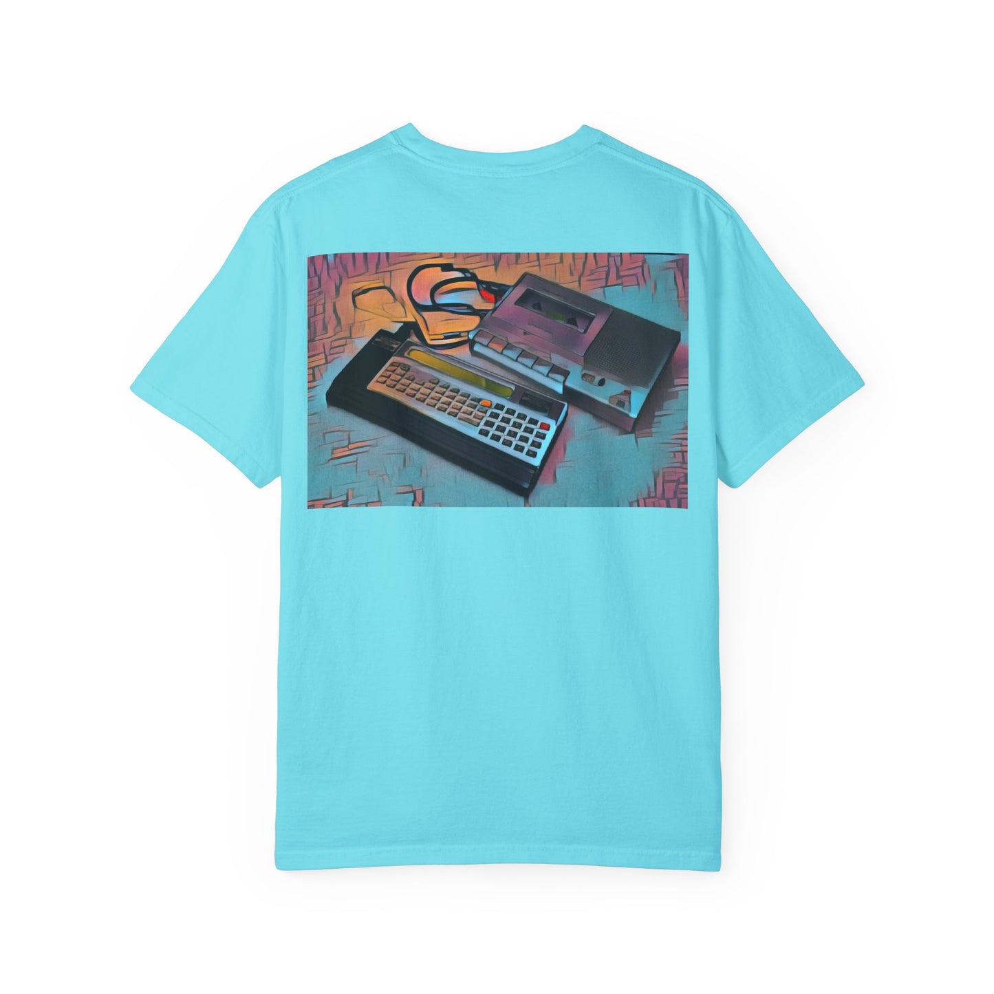 Classic Pocket PC T-Shirt - Modern Art Multi-Color