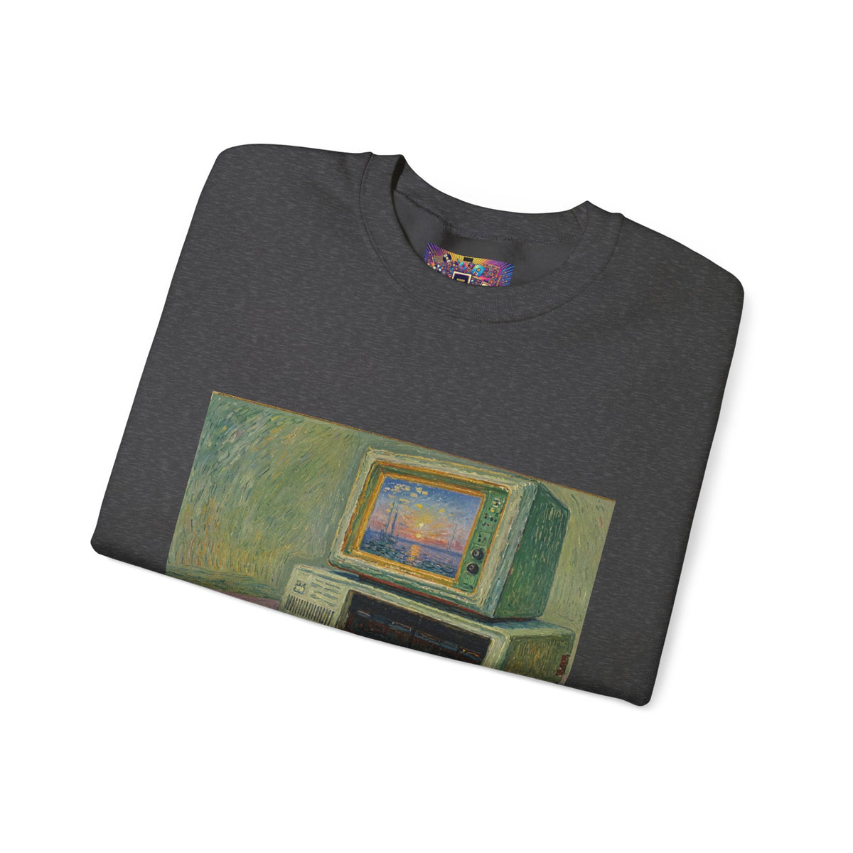 Classic PC Themed Crewneck Sweatshirt - 5150 Vintage PC Graphic