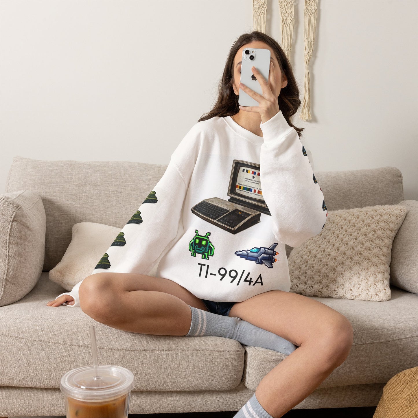TI-99/4A Classic Gaming Crewneck Sweatshirt