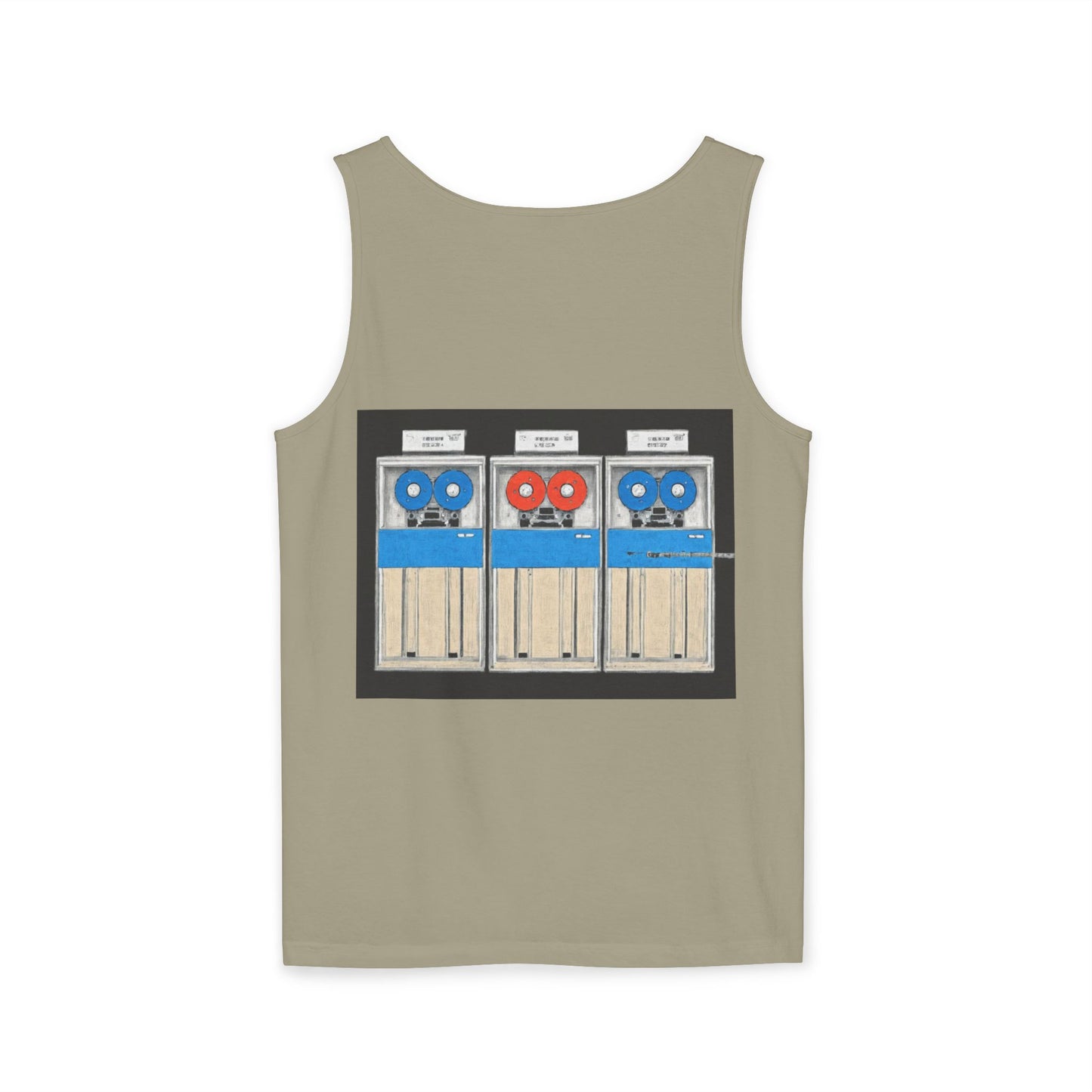 Mainframe Inspired Tank Top | Unisex Retro Graphic Tee for Tech Lovers, Summer Fashion, Gift for Nerds, Festival Wear, 80s Style