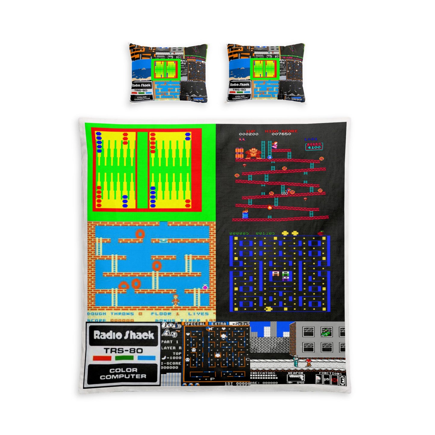 TRS80 Color Computer Cotton Bed Set
