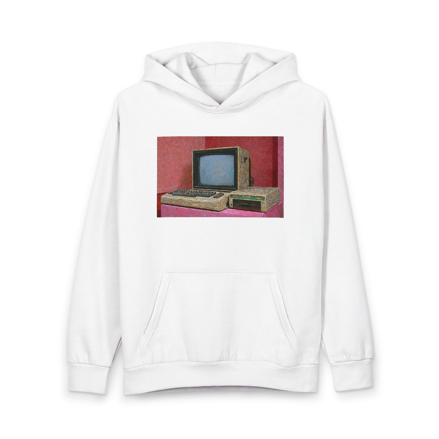 Retro Computer Hoodie — Vintage Home Computer Graphic Pullover