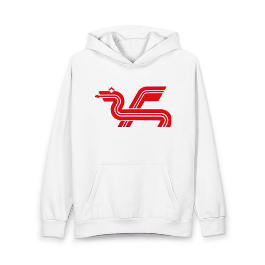 Dragon Computer Themed Hoodie — Vintage Home Computer Graphic Pullover