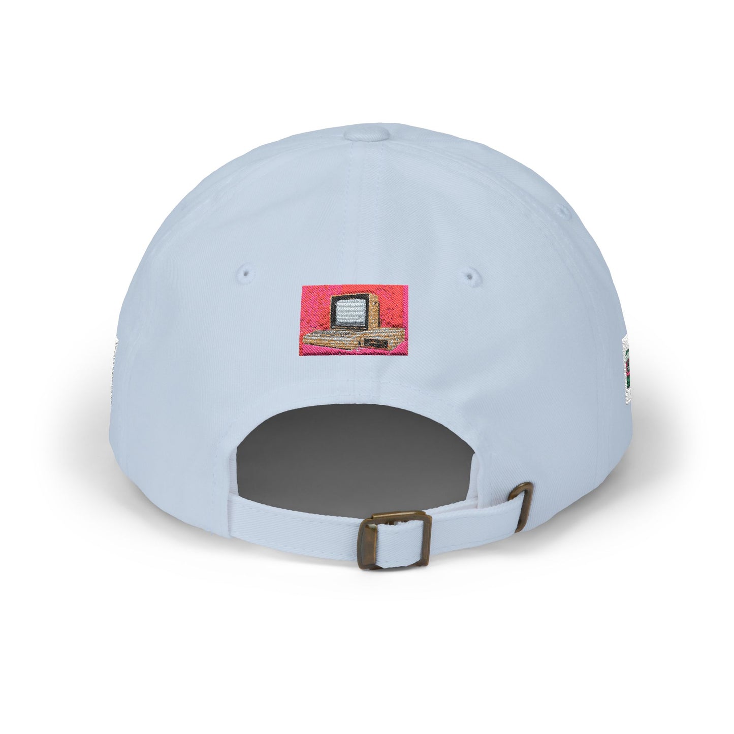 Game Controller Themed Computer Cap with Retro Red Winged Snake Logo - Vintage Athletic Baseball Hat