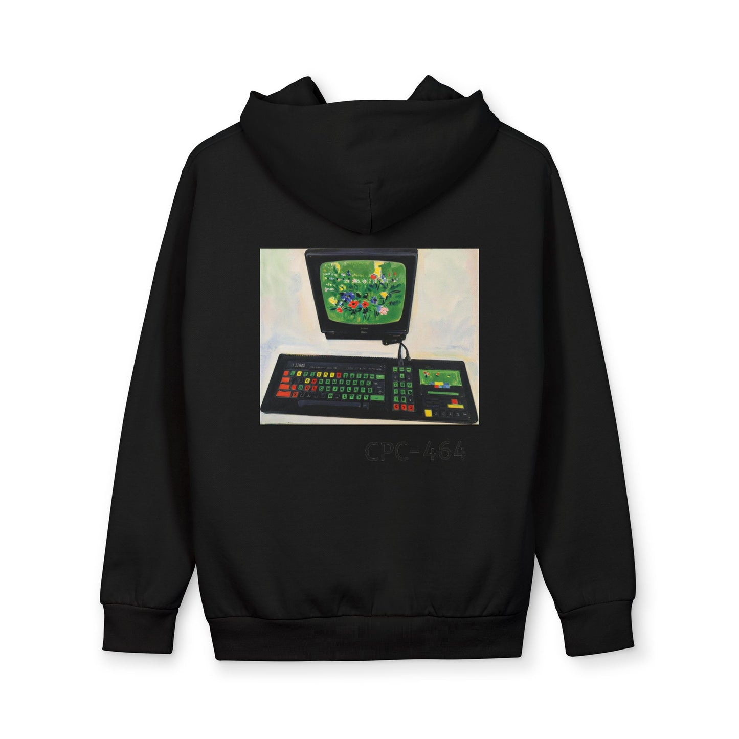 Retro Computer Hoodie — Vintage CPC-464 Graphic Pullover
