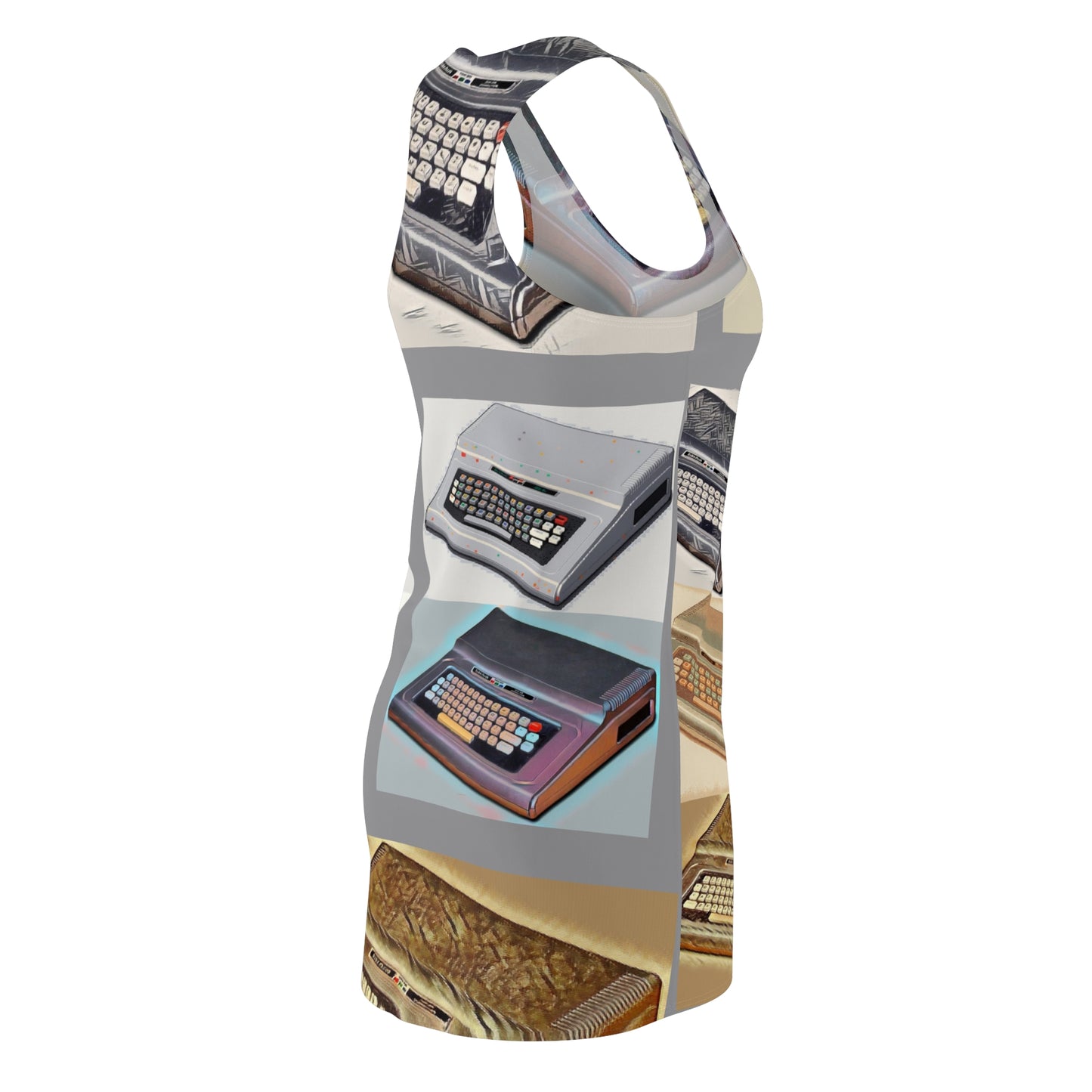 Electrifying Women's Racerback Color Computer Dress, Tech Lover Dress, Fun Party Dress, Summer Vibes Dress, Festival Outfit, Unique Gift