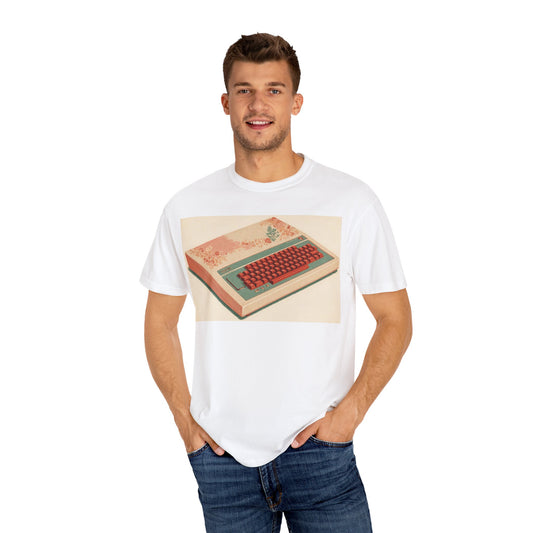 Classic Micro Computer T-Shirt - Floral Art Color