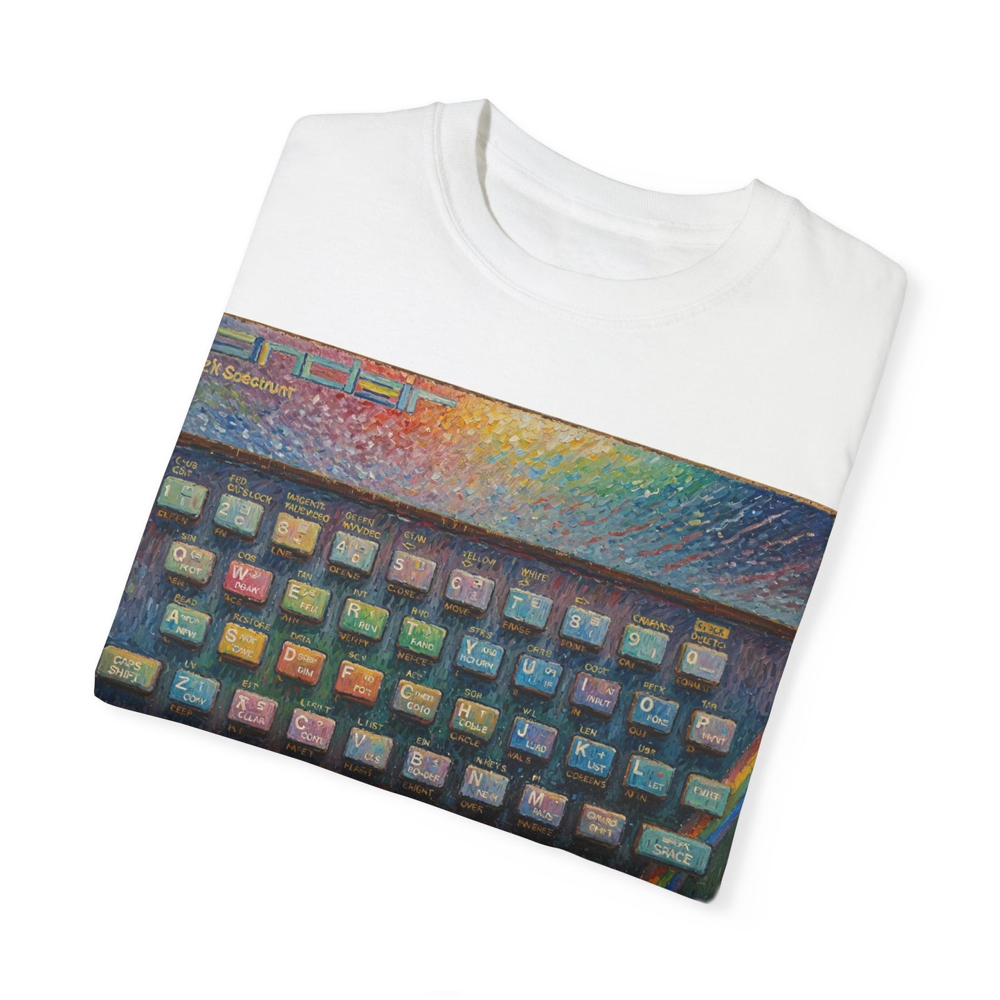 Sinclair Spectrum T-Shirt - Oil Paint Art Color