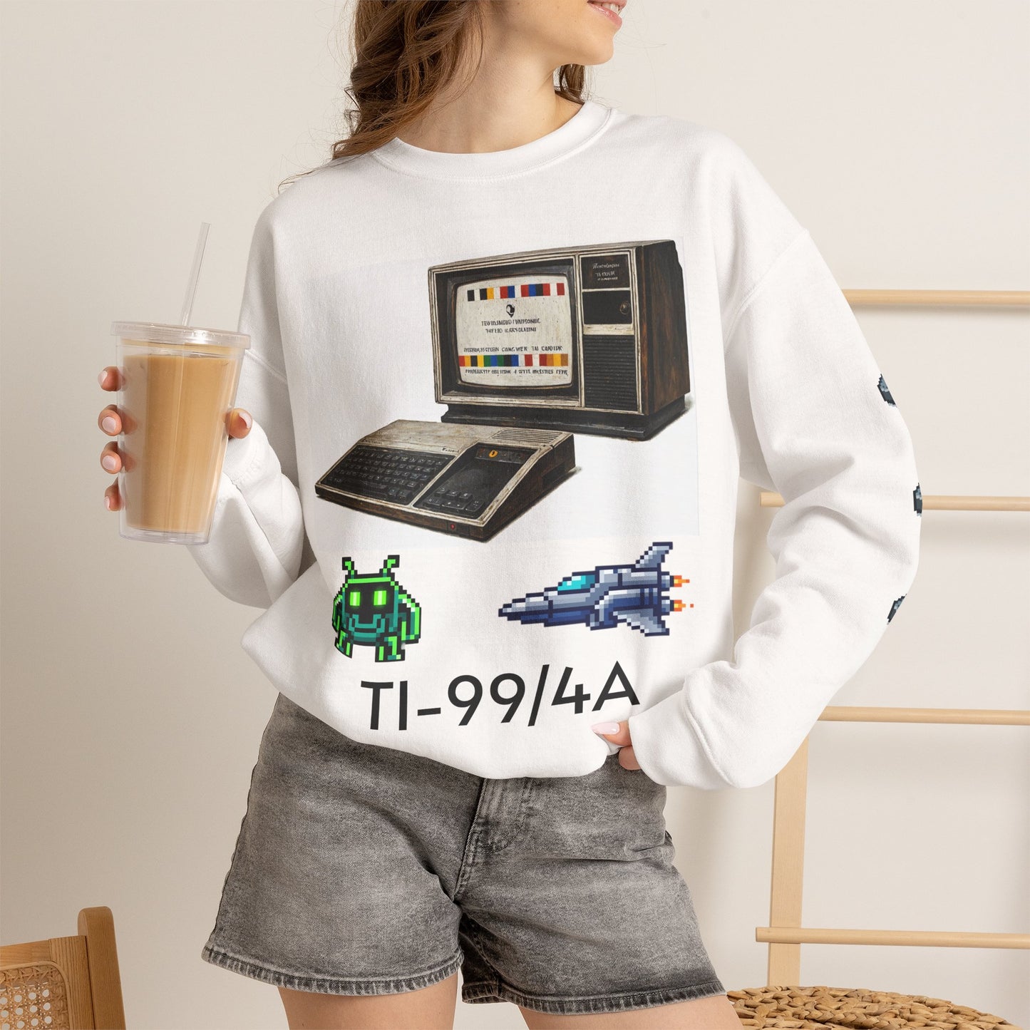 TI-99/4A Classic Gaming Crewneck Sweatshirt