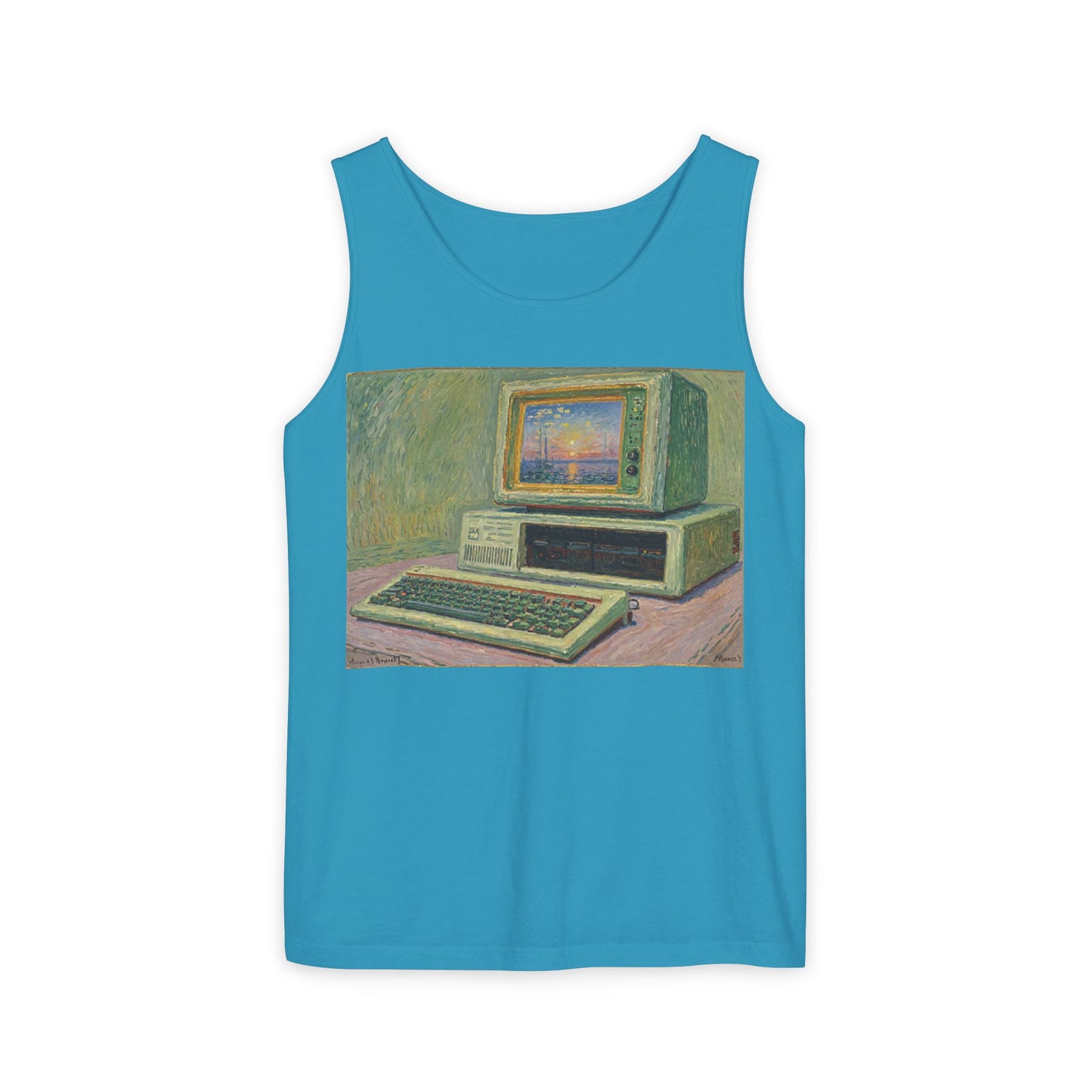 Classic PC Tank Top | Unisex Retro Graphic Tee for Tech Lovers, Summer Fashion, Gift for Nerds, Festival Wear, 80s Style