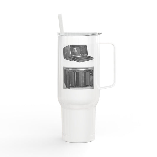 Classic Business Machine, Retro Drinkware for Home and Outdoor, Perfect Gift for Birthdays and Holidays, Engraved Mug
