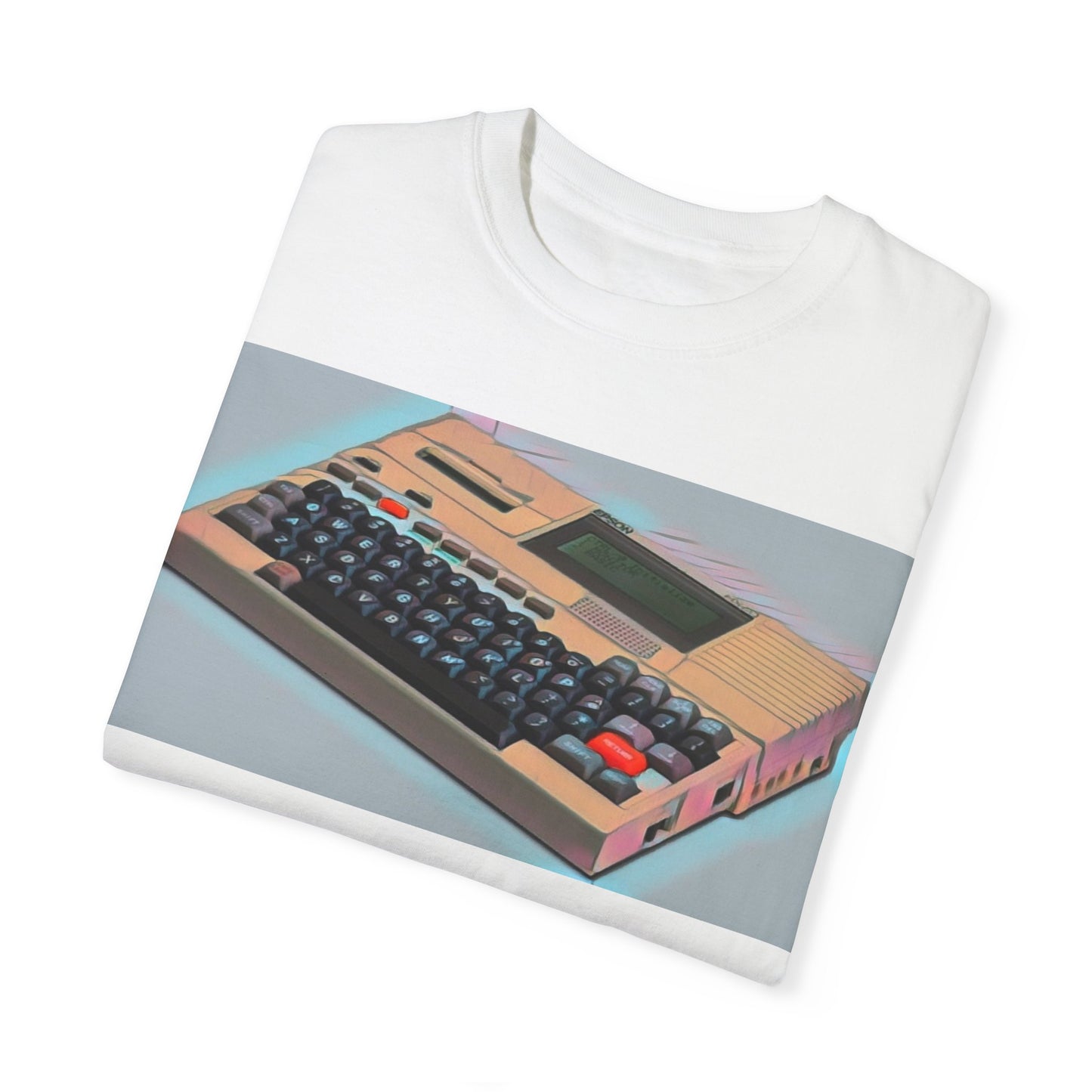 Classic Laptop Computer T-Shirt - Modern Art Color