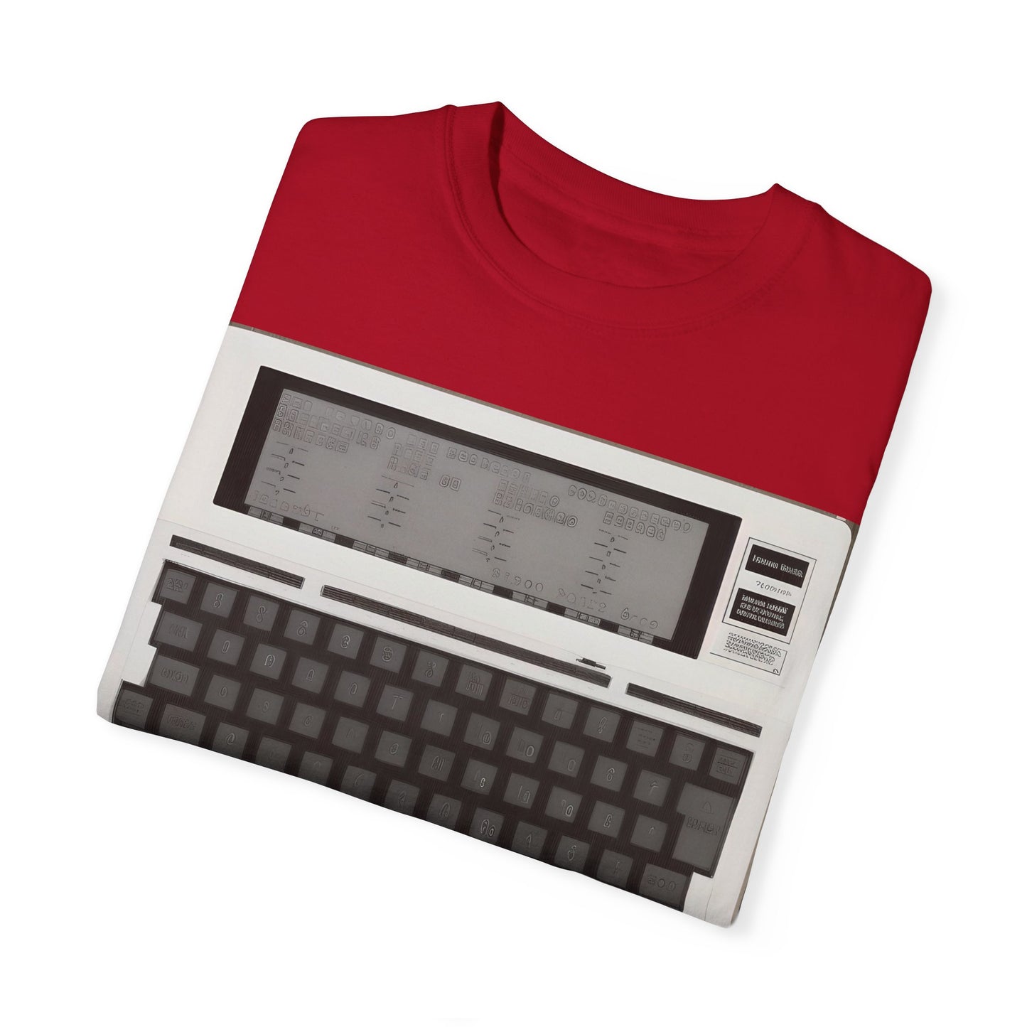Classic Laptop PC T-Shirt - Print Art Monochrome