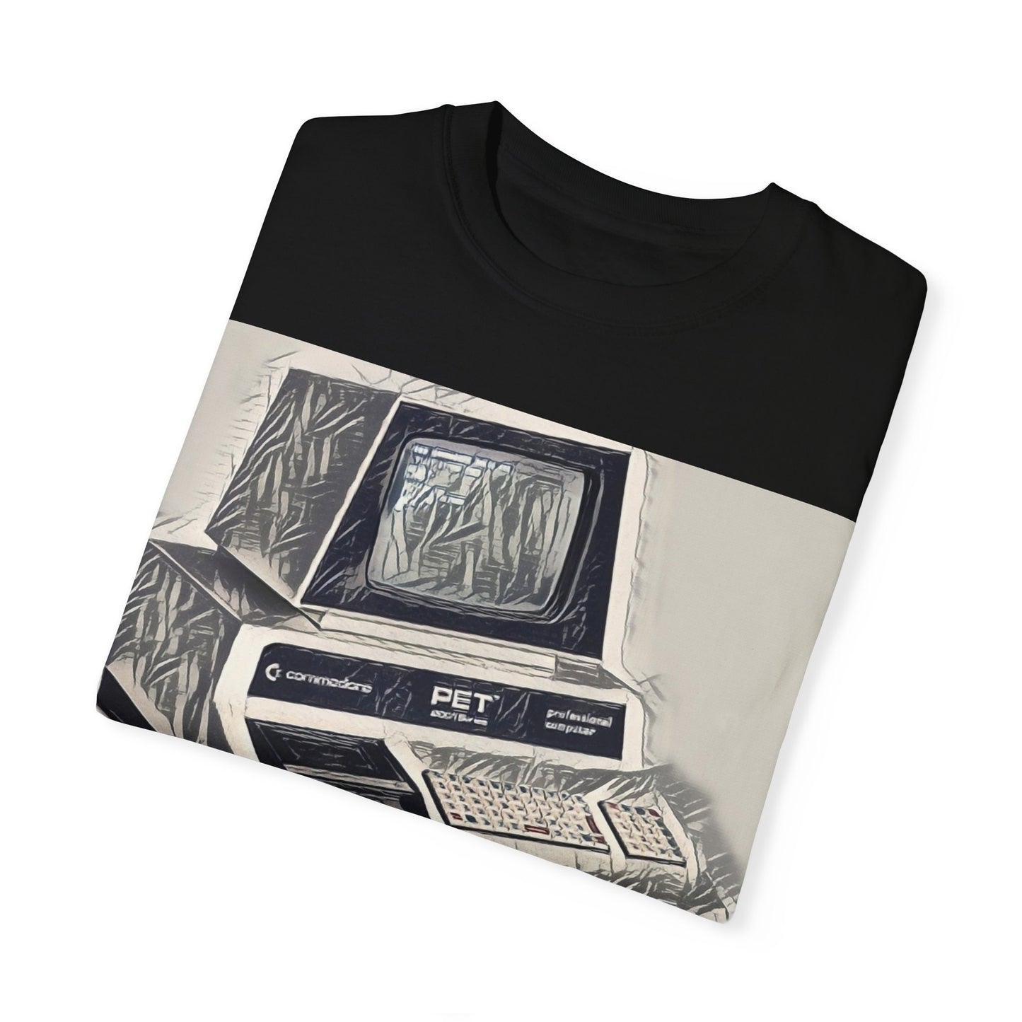 PET Computer T-Shirt - Ink Art Monochrome