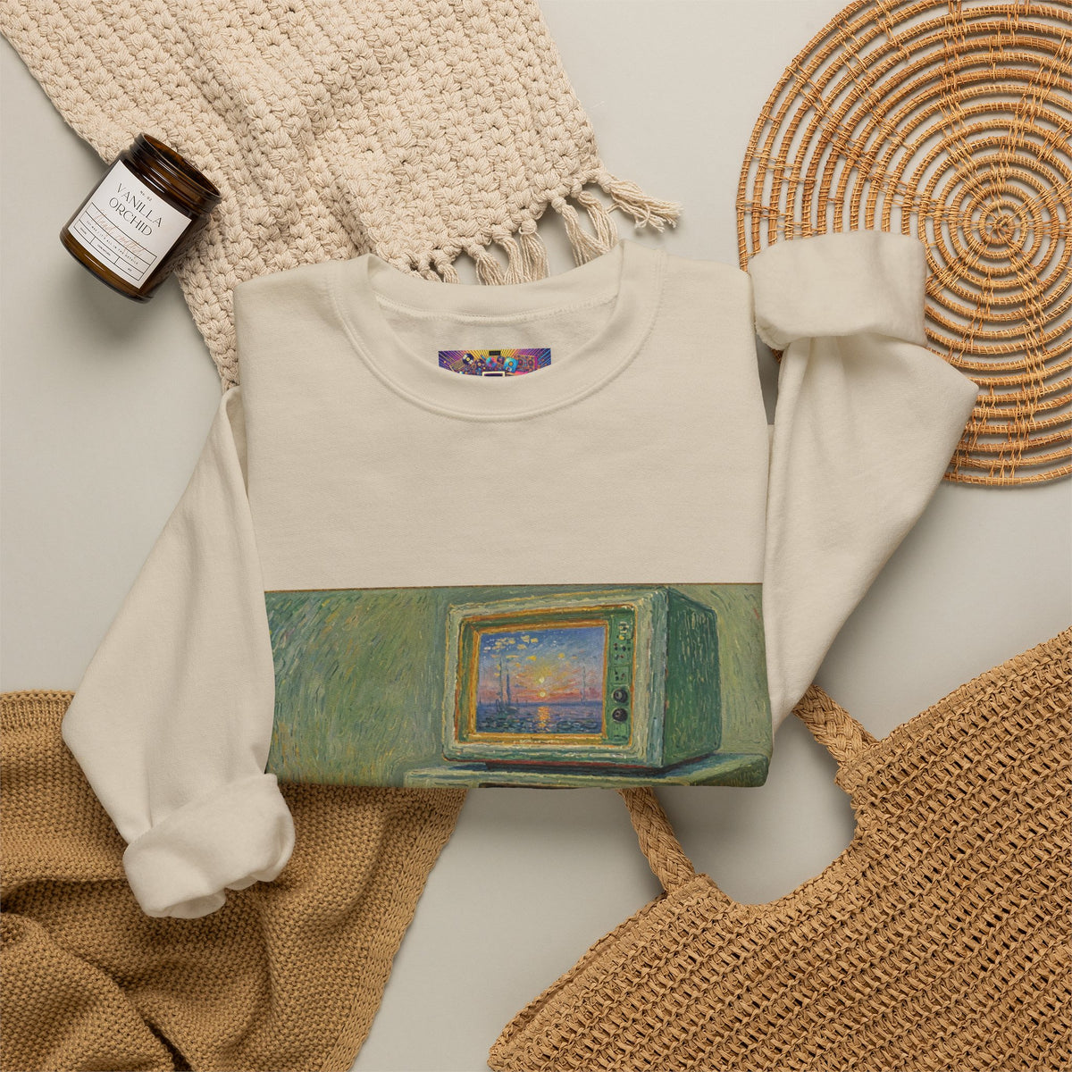 Classic PC Themed Crewneck Sweatshirt - 5150 Vintage PC Graphic