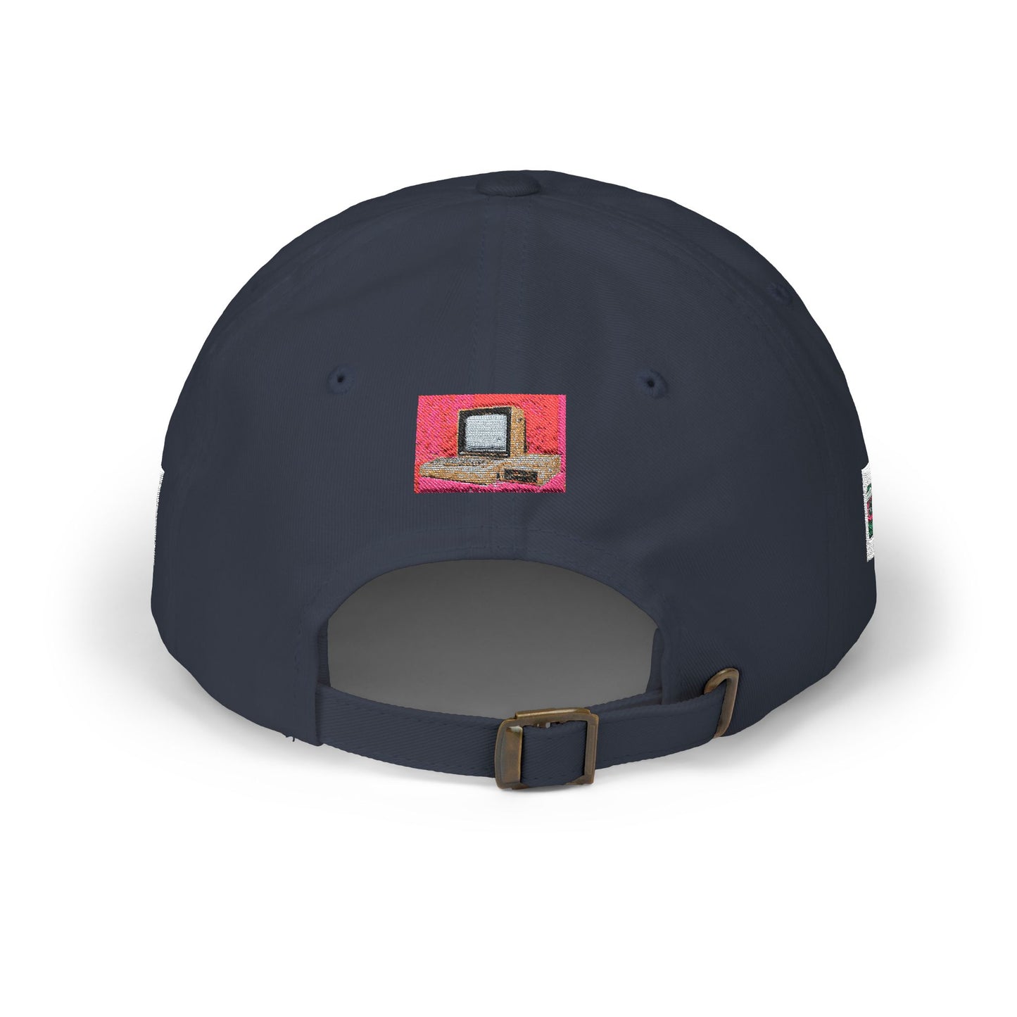 Game Controller Themed Computer Cap with Retro Red Winged Snake Logo - Vintage Athletic Baseball Hat