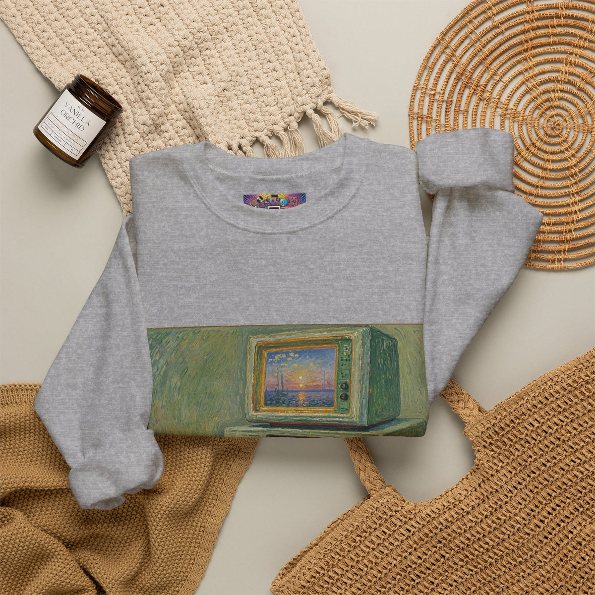 Classic PC Themed Crewneck Sweatshirt - 5150 Vintage PC Graphic