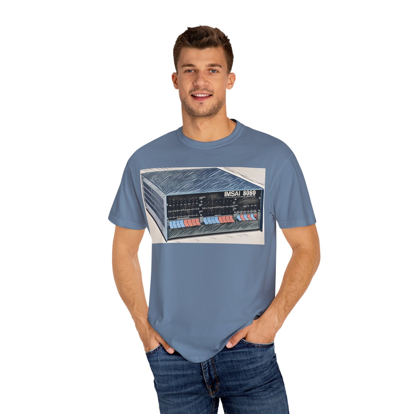 IMSAI 8080 Computer T-Shirt - Ink Art Limited Color