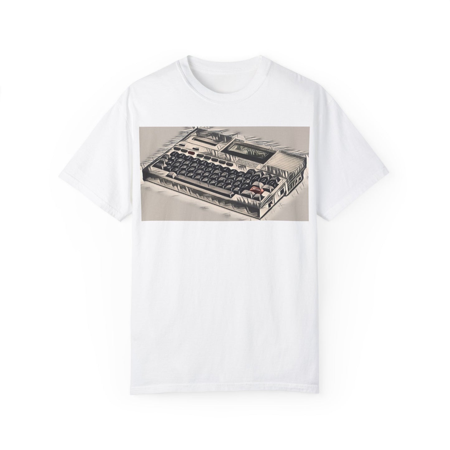 Classic Laptop Computer T-Shirt - Ink Art Limited Color