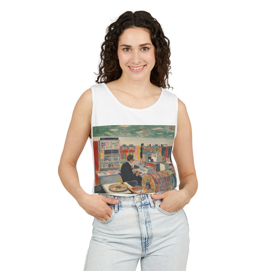 Mainframe Inspired #2 Tank Top | Unisex Retro Graphic Tee for Tech Lovers, Summer Fashion, Gift for Nerds, Festival Wear, 80s Style