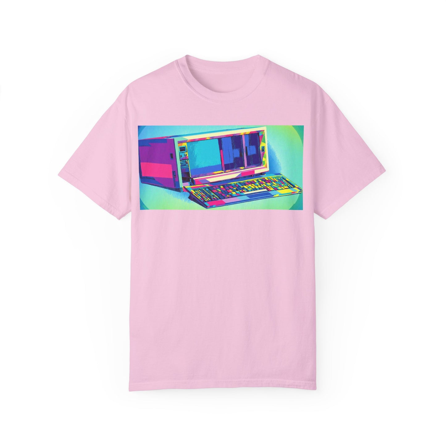 Classic Luggable PC T-Shirt - Print Art Multi-Color