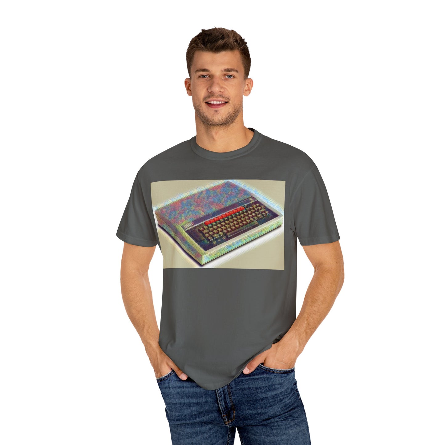 Classic Micro Computer T-Shirt - Paint Art Color