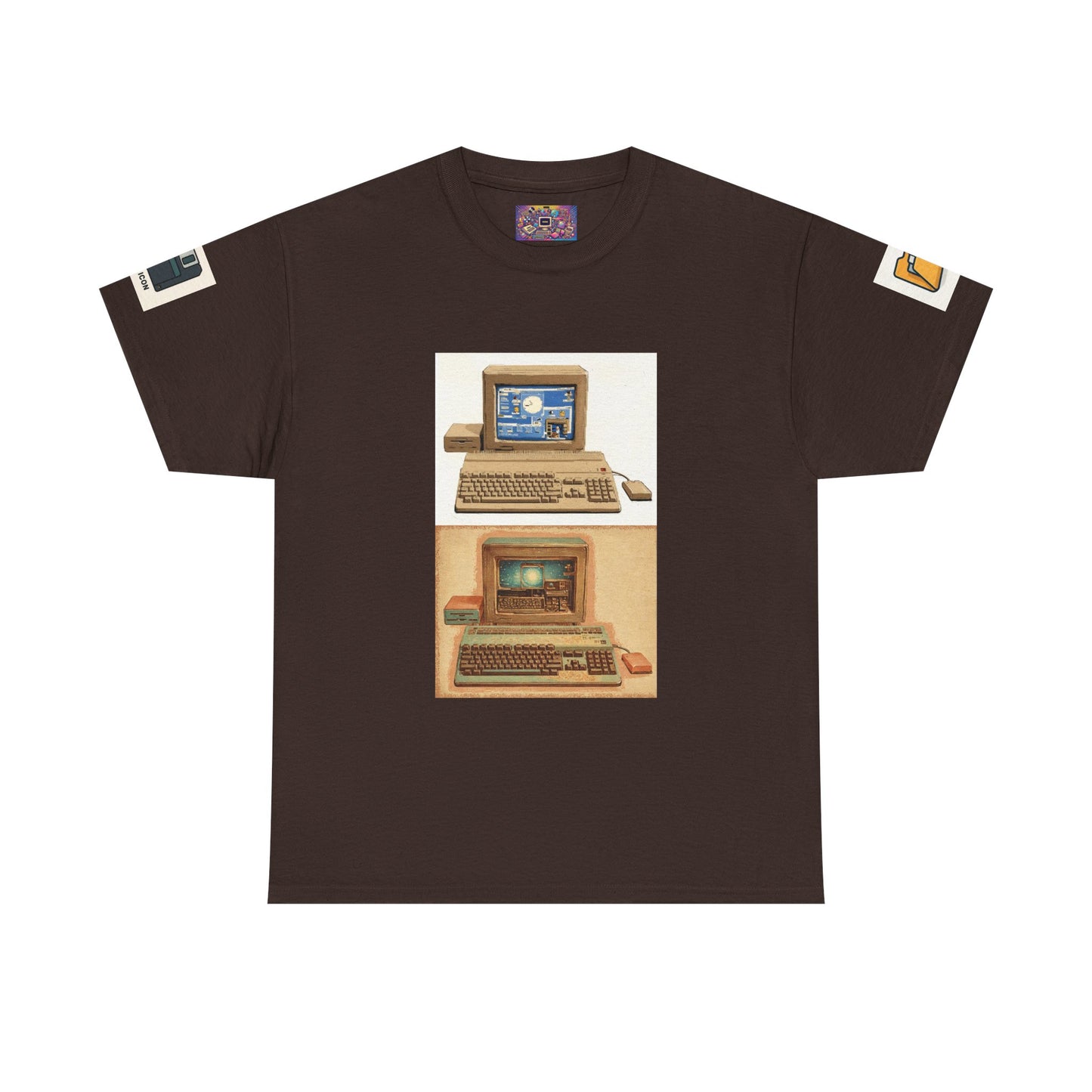 Retro Computer Tee — Vintage PC Graphic T‑Shirt for Tech Lovers