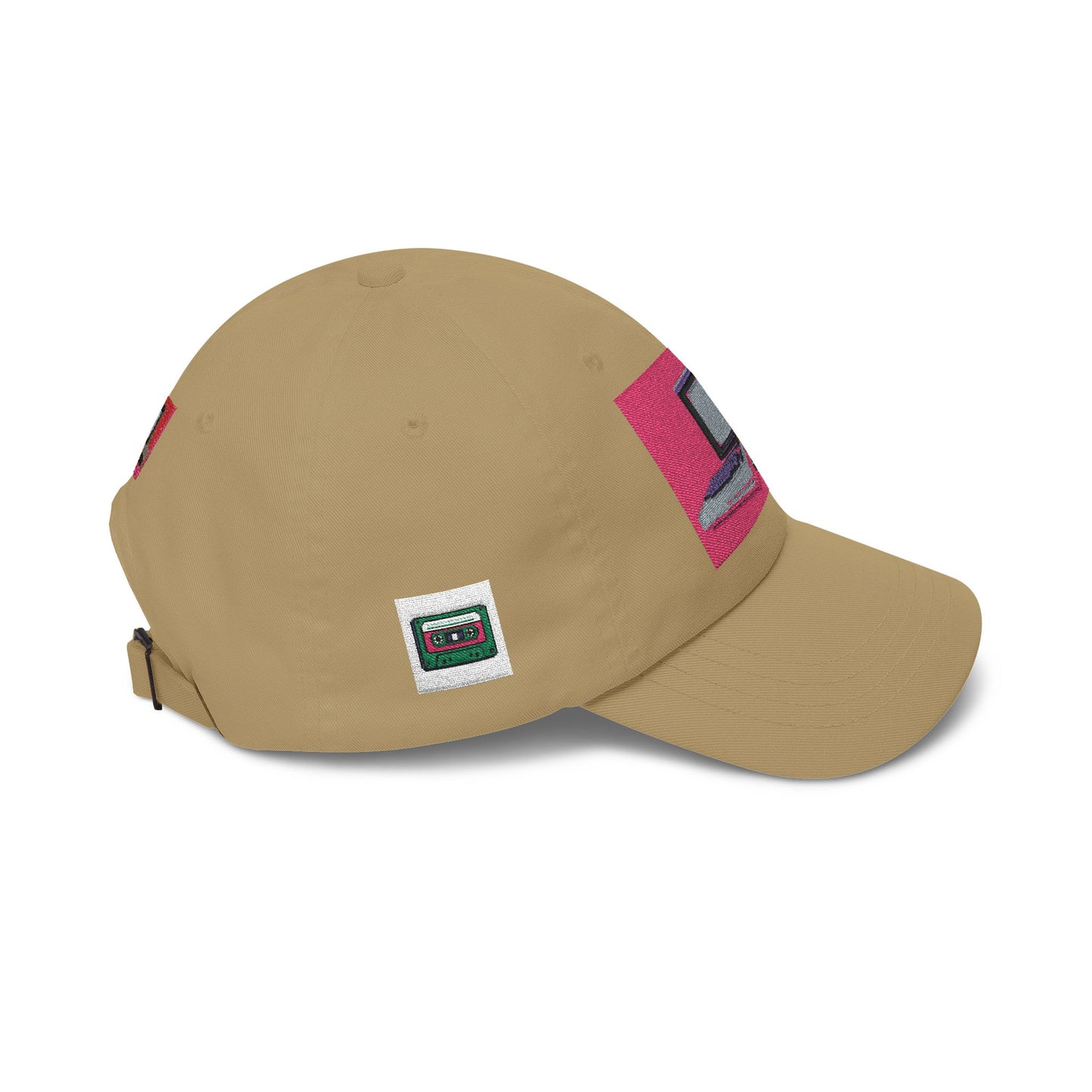Game Controller Themed Computer Cap with Retro Red Winged Snake Logo - Vintage Athletic Baseball Hat