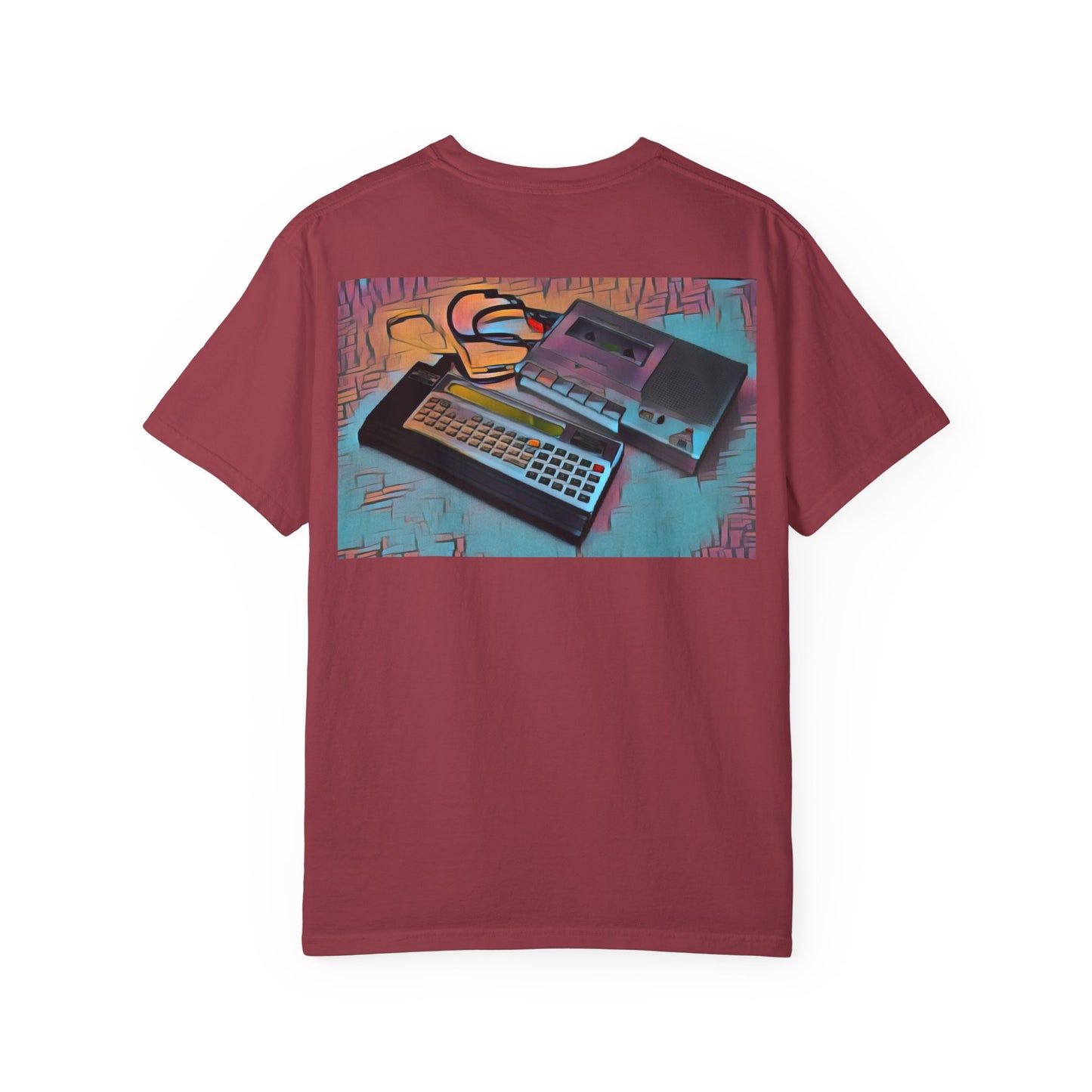 Classic Pocket PC T-Shirt - Modern Art Multi-Color