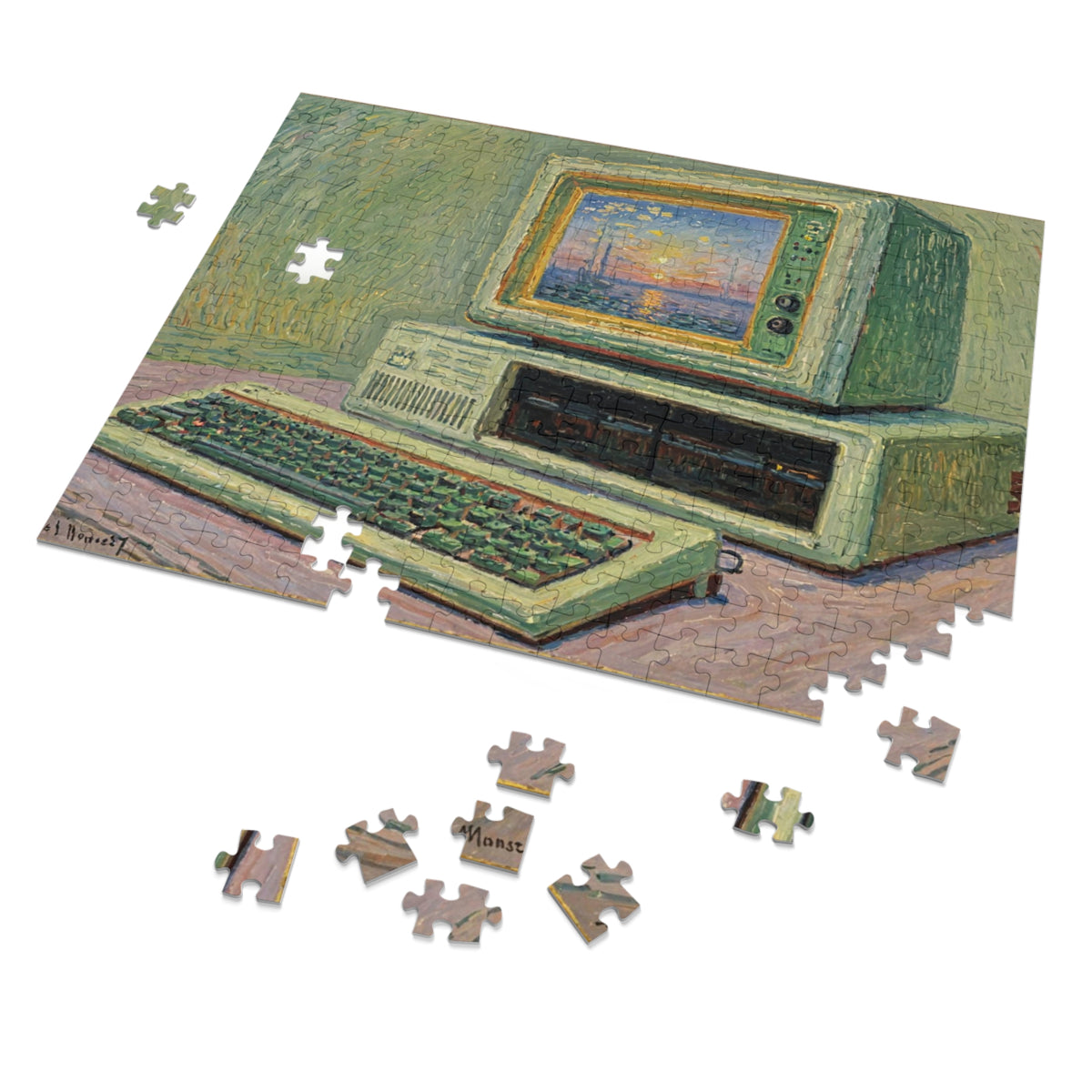 Classic PC Paint themed Jigsaw Puzzle (with Tin)